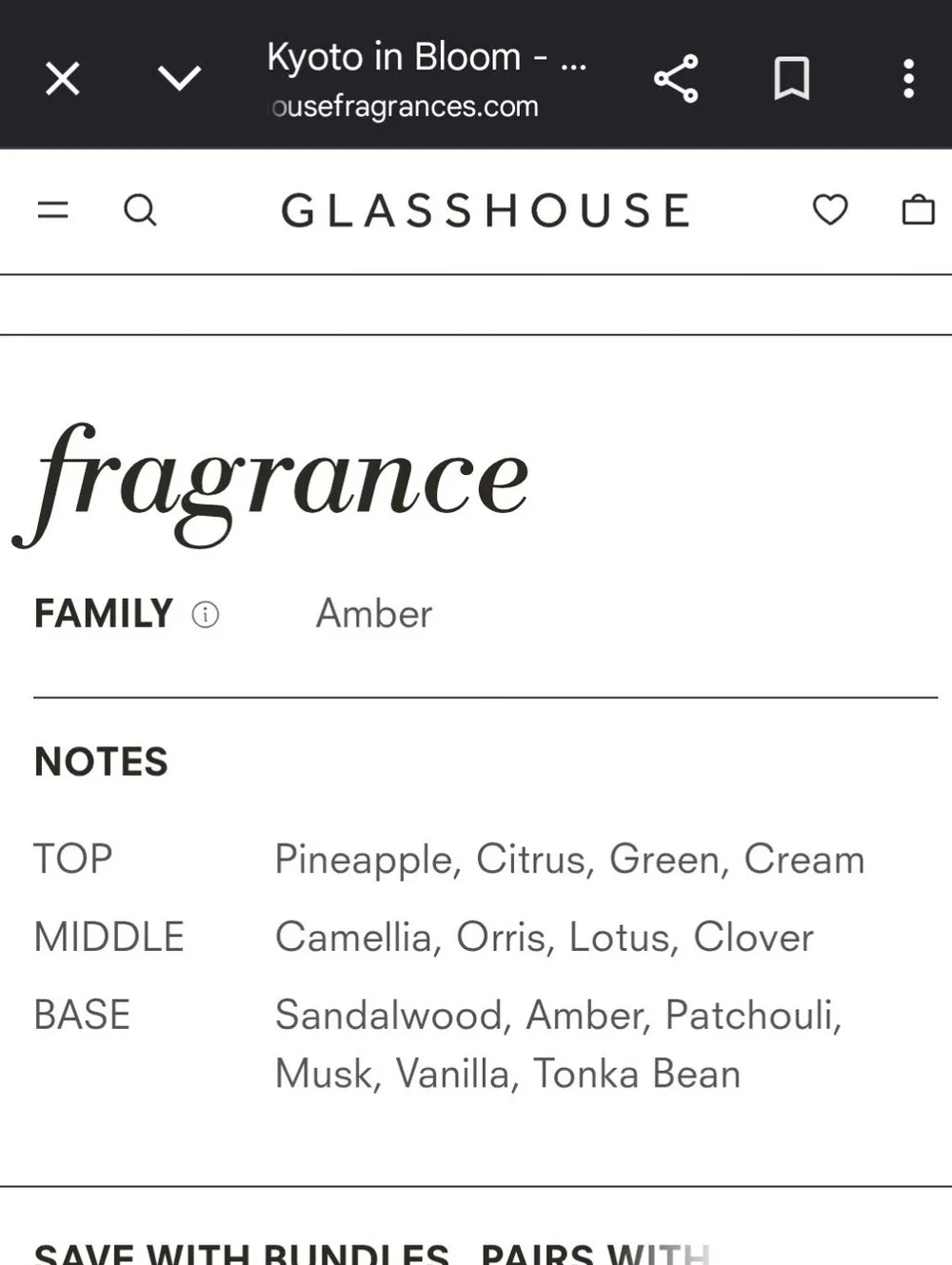 Glasshouse fragrance lot 4pc